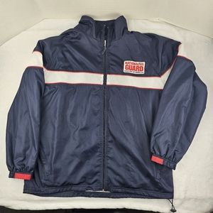 National Gaurd Windbreaker Zip-Up Jacket. Size Medium.